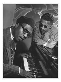 Wall print Thelonious Monk and Howard McGhee - William P. Gottlieb/LOC