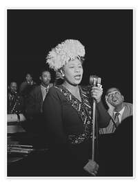 Wall print Ella Fitzgerald, Dizzy Gillespie, Ray Brown, Milt Jackson, and Timmie - William P. Gottlieb/LOC