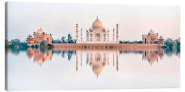 Tableau sur toile Taj Reflection - Manjik Pictures