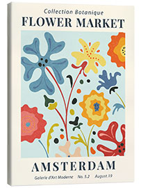 Leinwandbild Flower Market Amsterdam II - TAlex