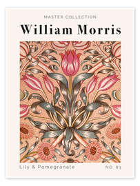 Wall print Lily &amp; Pomegranate No. 83 - William Morris