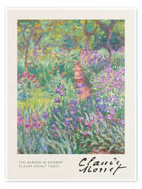 Tableau The Garden in Giverny - Claude Monet