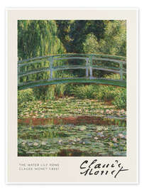 Tableau The Water Lily Pond (Le Bassin aux nymphéas), 1899 - Claude Monet