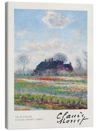 Canvas print Tulip Fields - Claude Monet