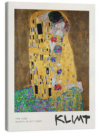 Leinwandbild The Kiss - Gustav Klimt