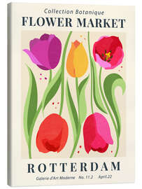 Canvas print Flower Market Rotterdam - TAlex