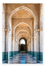 Poster Arabic style corridor, Morocco - Matteo Colombo