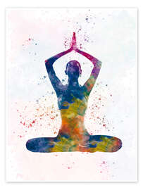 Plakat Yoga exercise III - nobelart