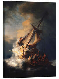 Lienzo The Storm on the Sea of Galilee, 1633 - Rembrandt van Rijn