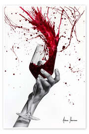 Veggbilde Deep Red Wine - Ashvin Harrison