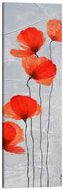 Canvas print Wild Beauty - Poppies - Sophie Duplain