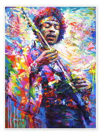 Poster Jimi Hendrix II - Leon Devenice