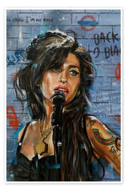 Obraz Amy Winehouse Pop-Art Portrait - Simona Zecca