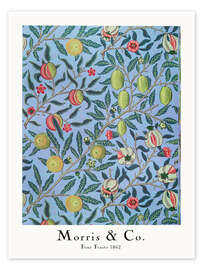 Wall print Four Fruits, 1862 - William Morris