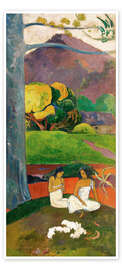 Dørplakat Mata Mua (In Olden Times) - Paul Gauguin