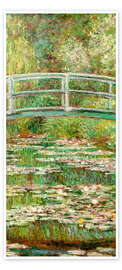 Dørplakat Bridge over the Lily Pond, 1899 - Claude Monet