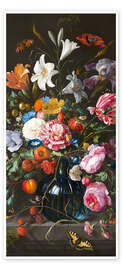 Dørplakat Vase med blomster - Jan Davidsz de Heem