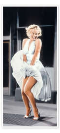 Dørplakat Marilyn Monroe, The Seven Year itch, 1955