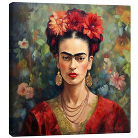 Leinwandbild Frida Kahlo Vintage - Mark Ashkenazi