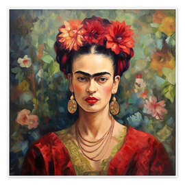 Tableau Frida Kahlo Vintage - Mark Ashkenazi