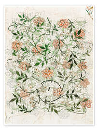 Wall print Floral Pattern Studies II - William Morris