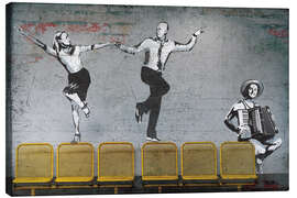 Leinwandbild Banksy - Dancing Couple - Pineapple Licensing