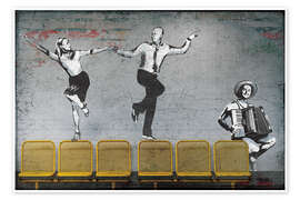 Obraz Banksy - Dancing Couple - Pineapple Licensing