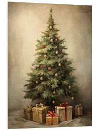 PVC-tavla Christmas Tree With Gifts - Olga Telnova