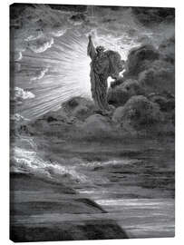 Canvastavla God Creating Light, 1866 - Gustave Doré