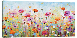 Canvas print Popping Poppies - Gina Kelly