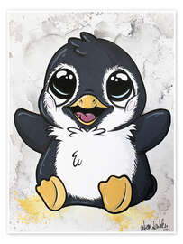 Wall print Little Penguin - A.DOUBLE.U