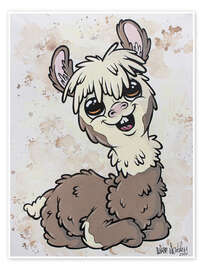 Wall print Alpaca - A.DOUBLE.U