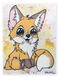 Wall print Little Fox - A.DOUBLE.U