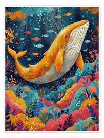 Wall print Imaginative underwater world - DejaReve