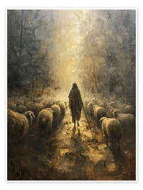 Wall print The Good Shepherd of Our Souls - DejaReve