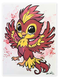 Wall print Little Phoenix - A.DOUBLE.U