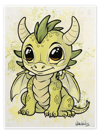 Wall print Little Dragon - A.DOUBLE.U