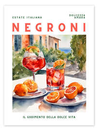 Veggbilde Negroni - Estate Italiana - Ohkimiko