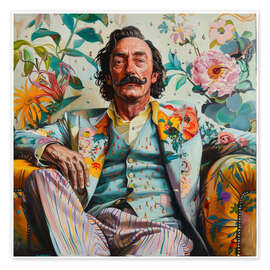 Wall print Portrait of Salvador Dali - DejaReve