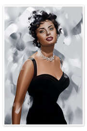 Poster Sophia Loren - Dmitry Belov