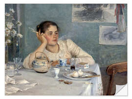 Sticker mural Après le petit-déjeuner, 1890 - Danielson-Gambogi Elin