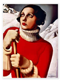 Plakat Sankt Moritz - Tamara de Lempicka