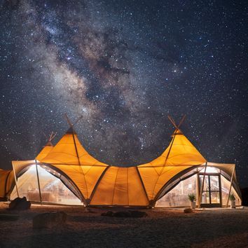 Habitación con vistas: noches cósmicas en el desierto de Utah