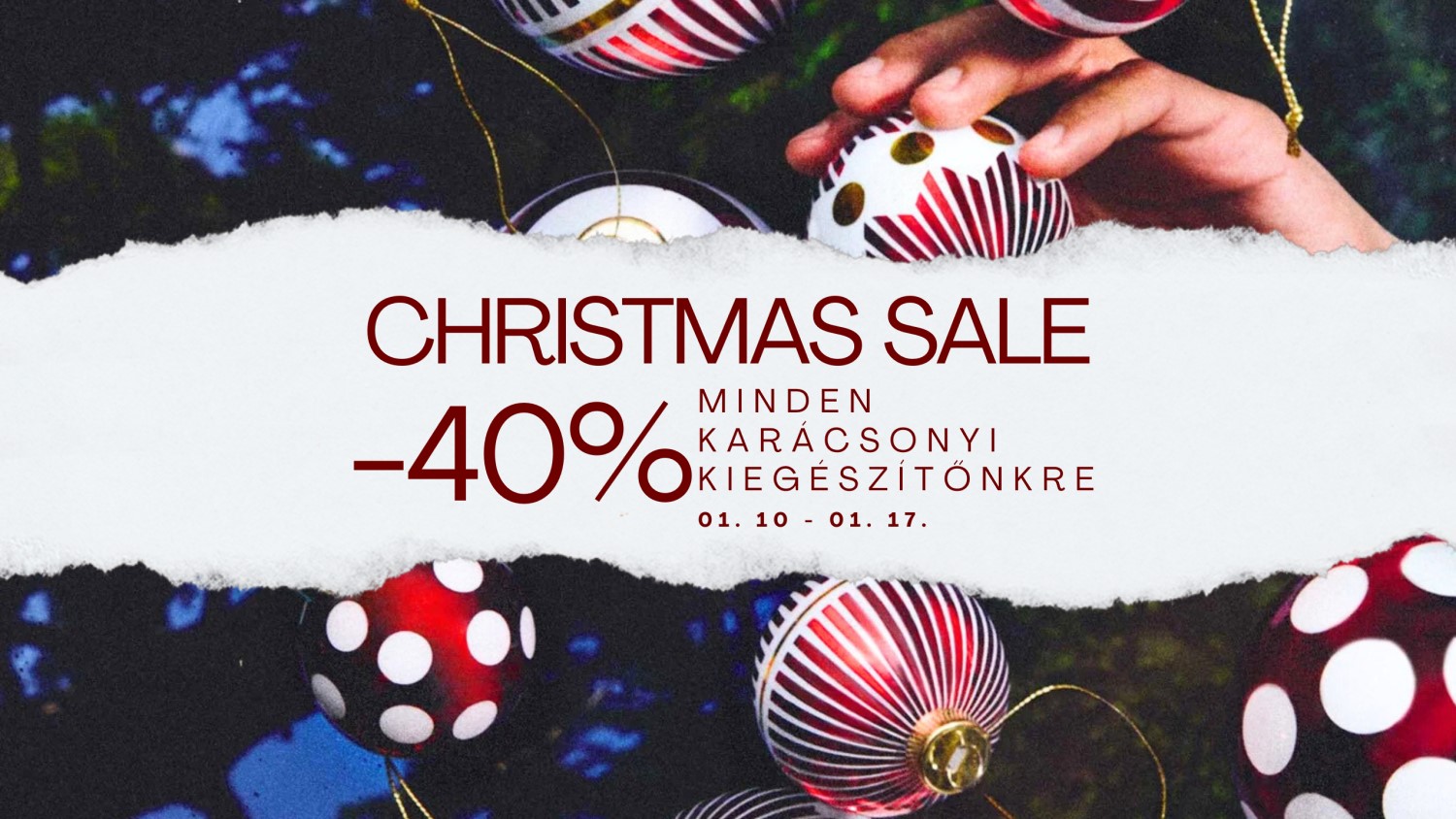 XMAS SALE BANNER