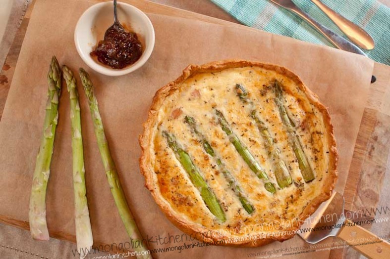 Asparagus & Pancetta Quiche