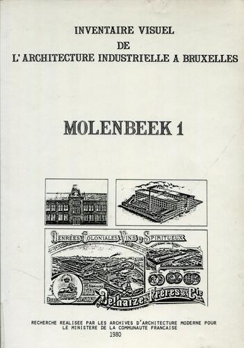 Cover van het eerste boekdeel van de visuele inventaris van de industriêle architectuur in Brussel