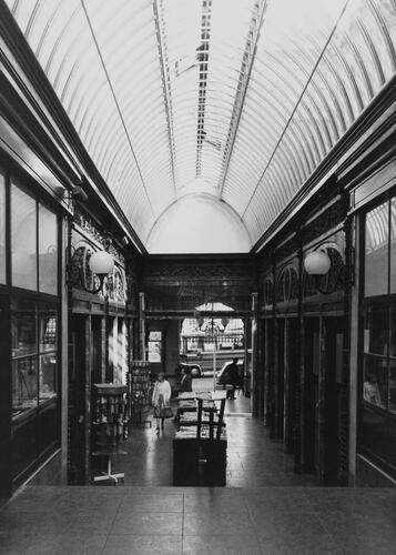 Bortiergalerij en voormalige Magdalenamarkt, 1980