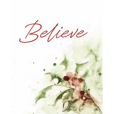 Protected: 8 x 10 Believe Printable