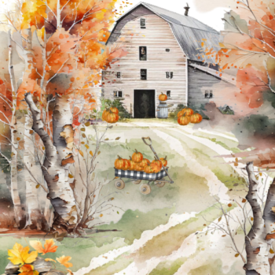 Protected: 8 x 10 Autumn Pumpkin Barn