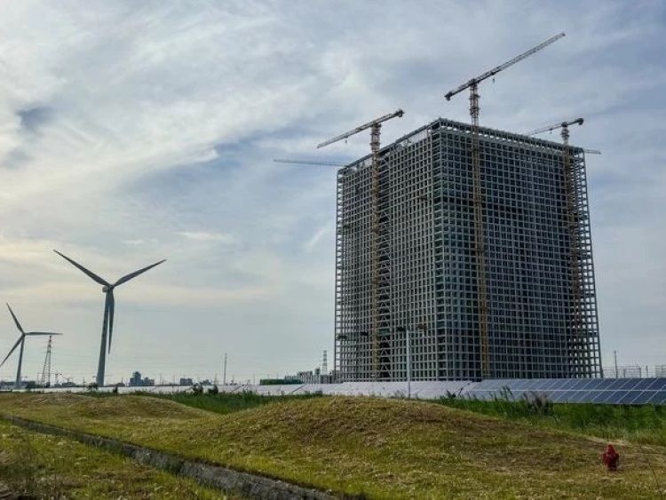 中国・江蘇省に建設された重力蓄電施設